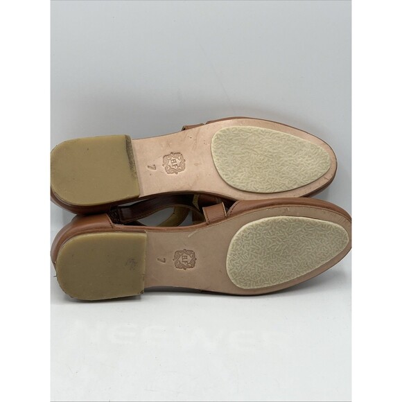 Bali ELF Mangrove Handmade Leather Criss Cross Scalloped Flats size 7 $210 - Picture 10 of 11